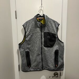 Gray and Black Men's XXL Vest by Orvis